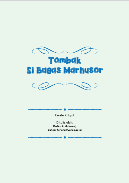 Tombak Si Bagas Marhusor